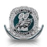 NFL 2024 Super Bowl LIX Philadelphia Eagles Championship Replica Fan Ring with Wooden Display Case and Name Plaque